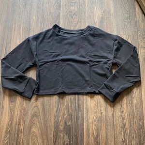 Black Crop Long Sleeve